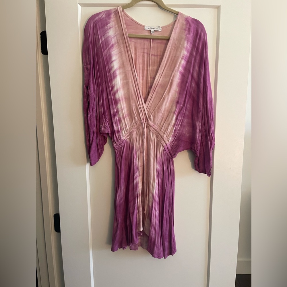 Young Fabulous & Broke Pink Tie Dye Dress